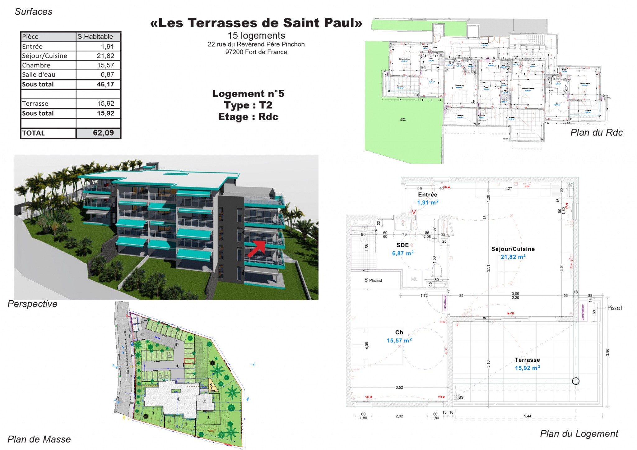 Vente Appartement à Fort-de-France 2 pièces