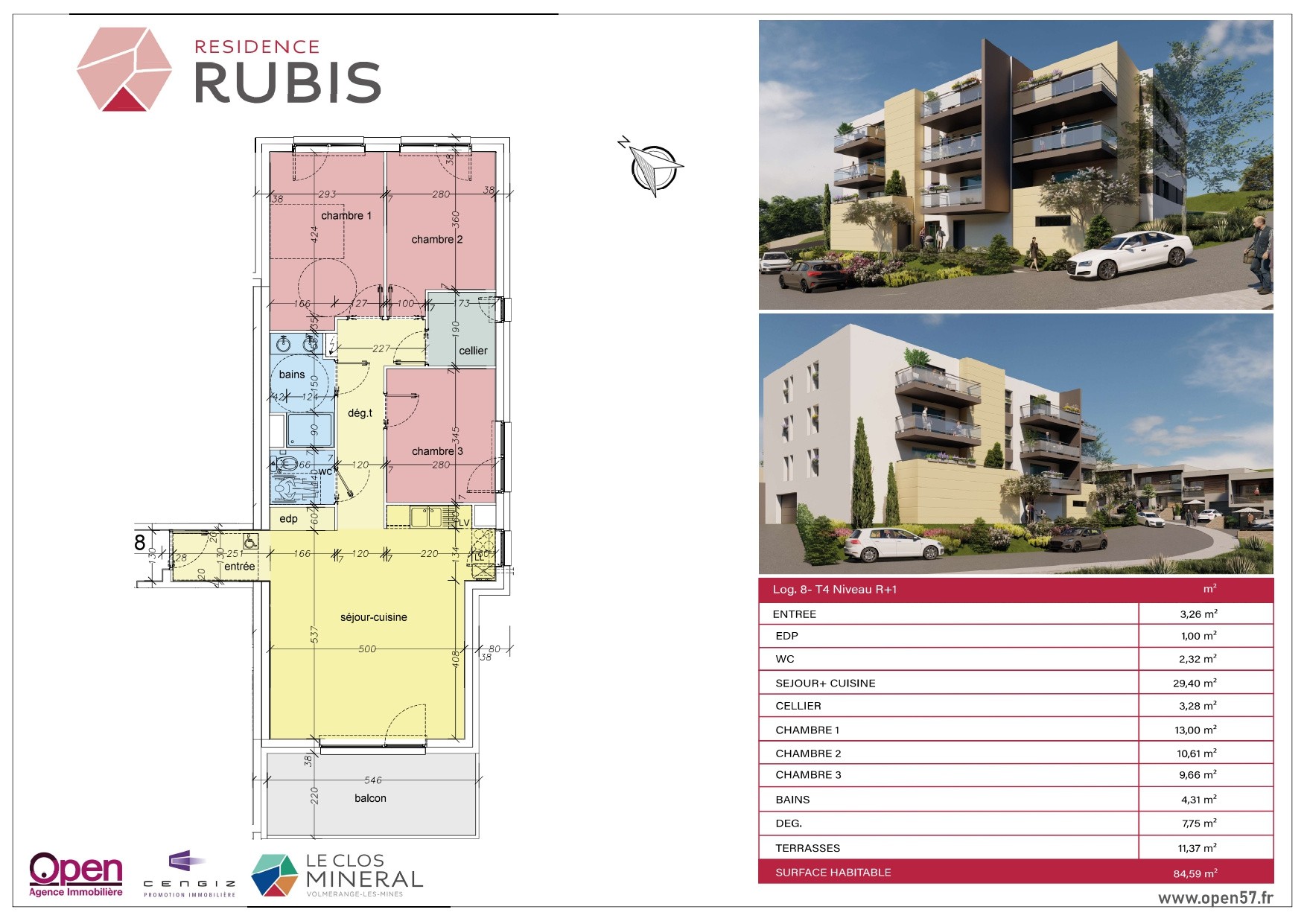 Vente Appartement à Volmerange-les-Mines 4 pièces