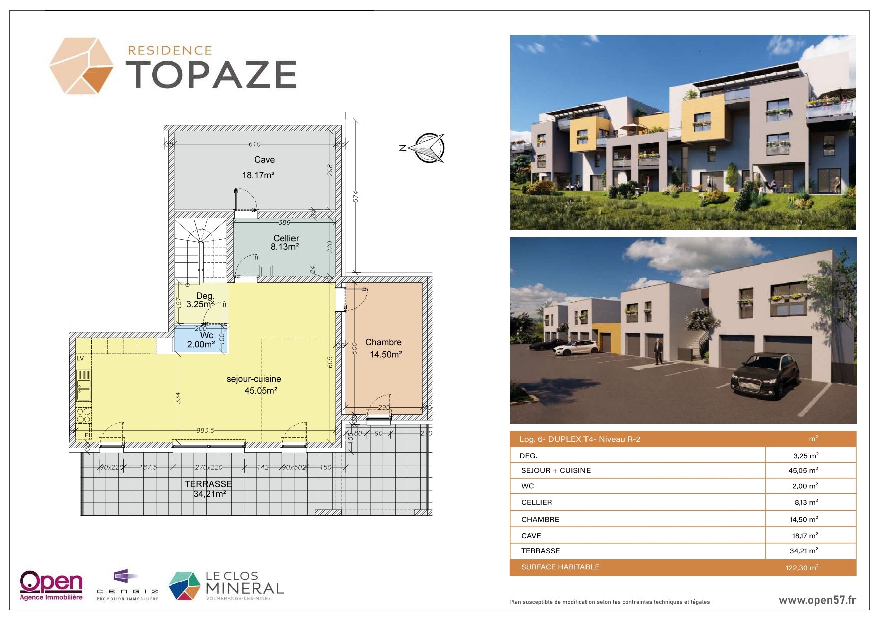 Vente Appartement à Volmerange-les-Mines 4 pièces