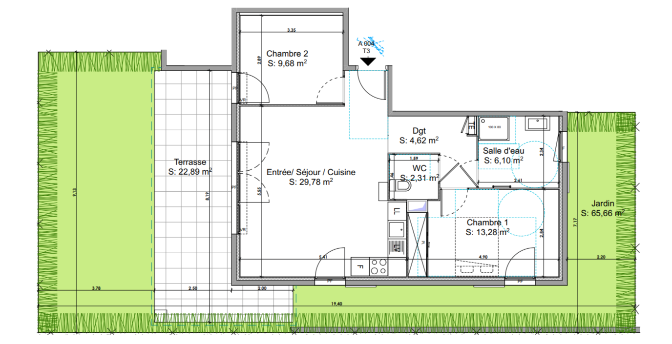 Vente Appartement à Fréjus 3 pièces