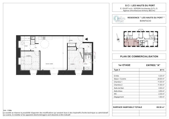 Vente Appartement à Bonifacio 3 pièces