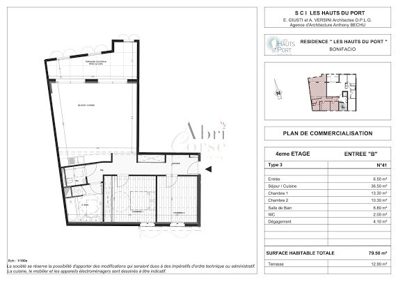 Vente Appartement à Bonifacio 3 pièces