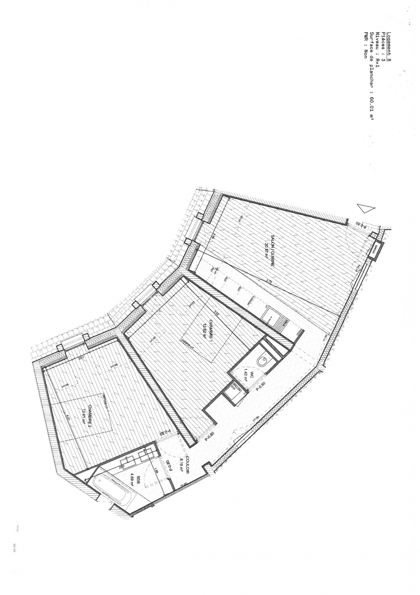 Location Appartement à Locmariaquer 3 pièces