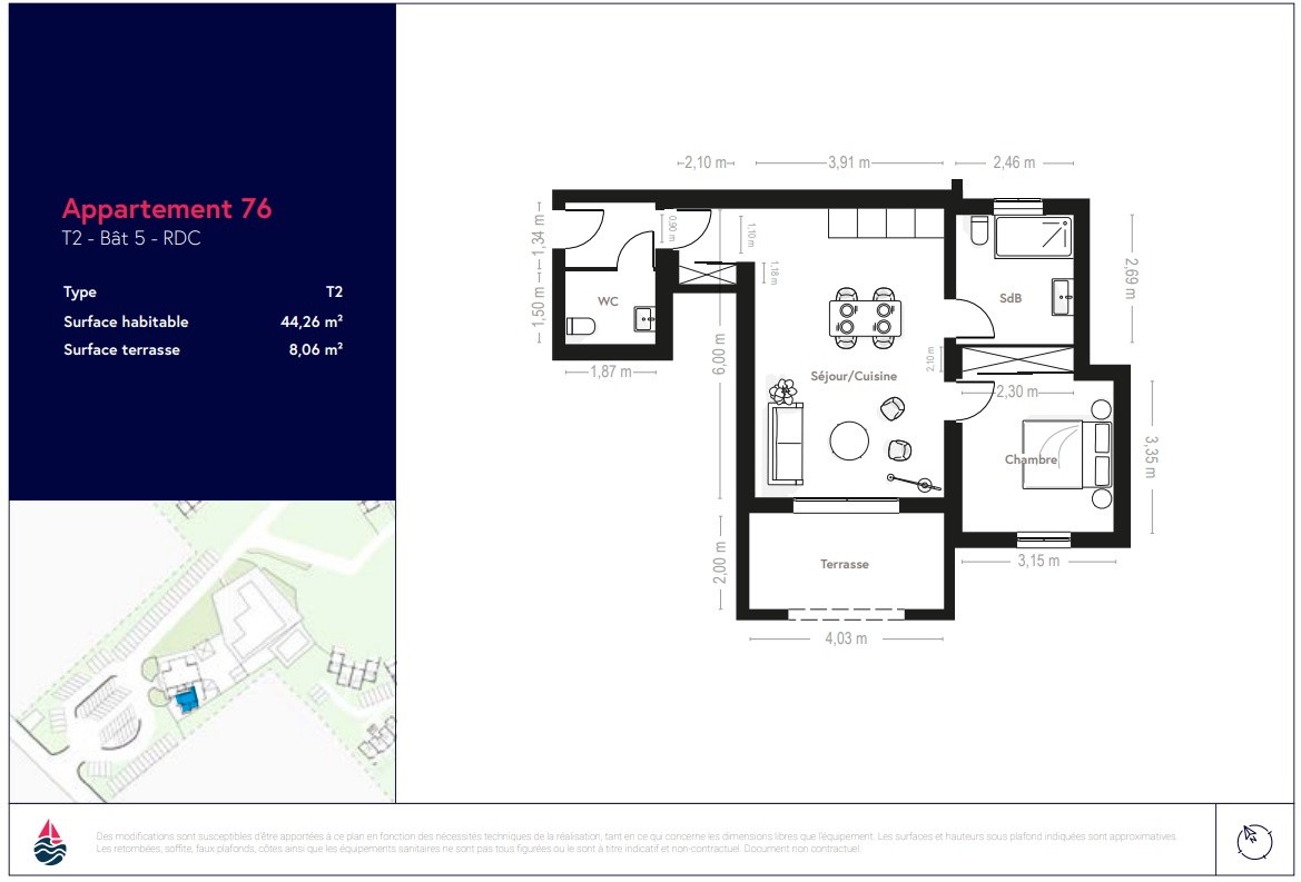 Vente Appartement à Lecci 2 pièces