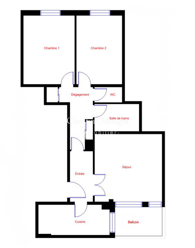 Vente Appartement à Sceaux 3 pièces