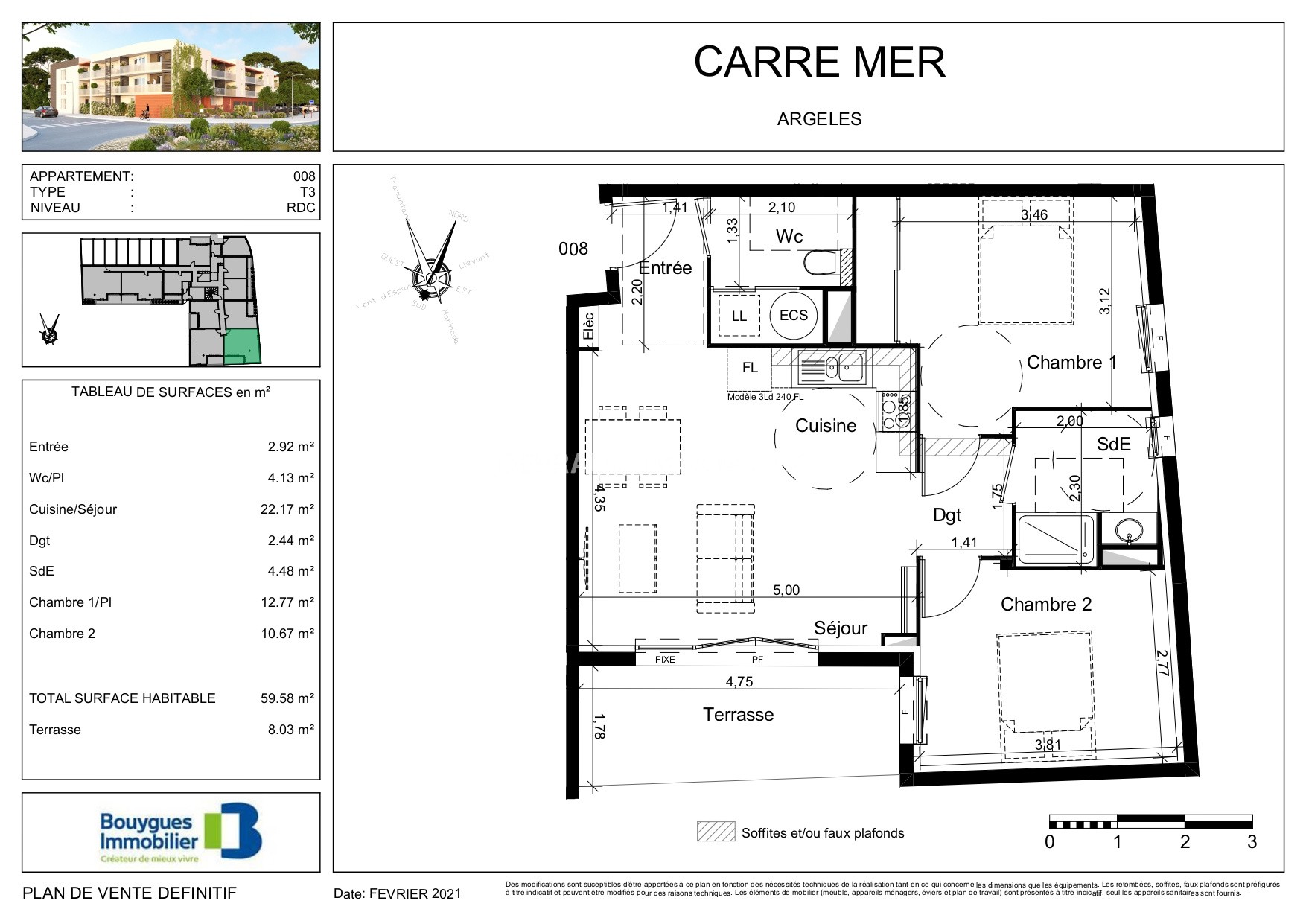 Vente Appartement à Argelès-sur-Mer 3 pièces