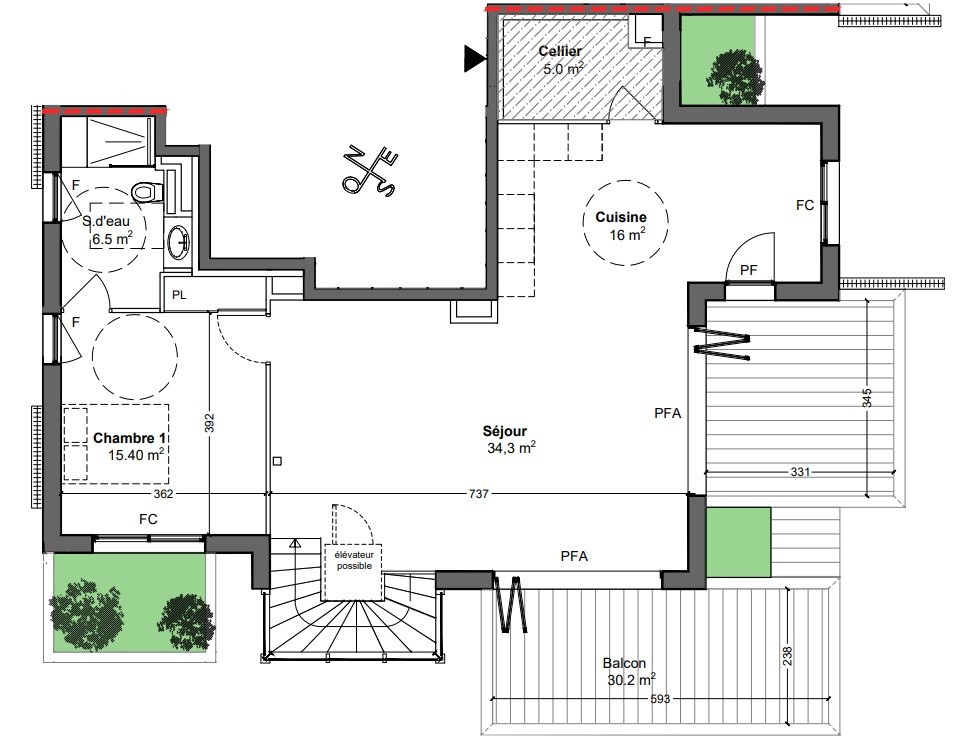 Vente Appartement à Montpellier 4 pièces