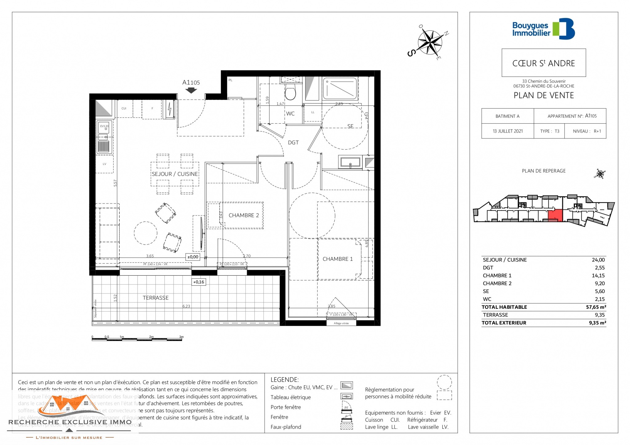 Vente Appartement à Nice 3 pièces