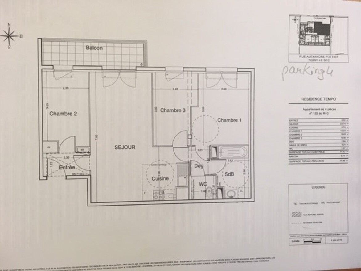 Vente Appartement à Noisy-le-Sec 4 pièces