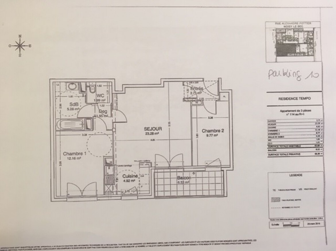 Vente Appartement à Noisy-le-Sec 4 pièces