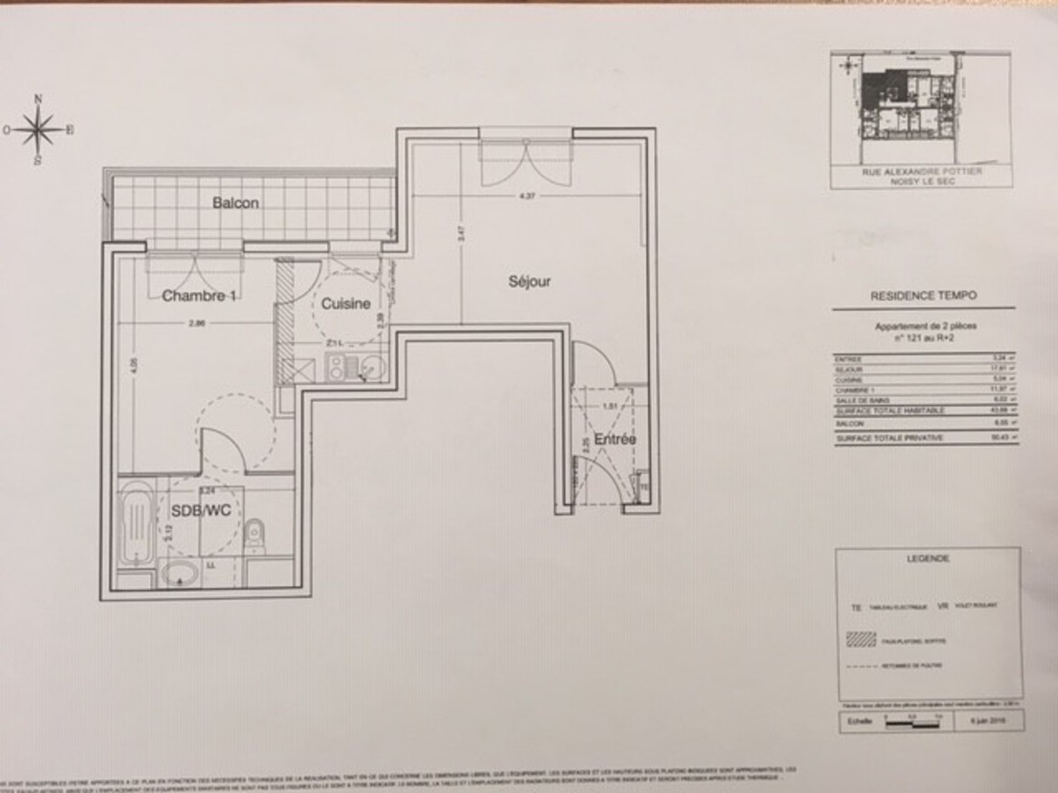 Vente Appartement à Noisy-le-Sec 2 pièces