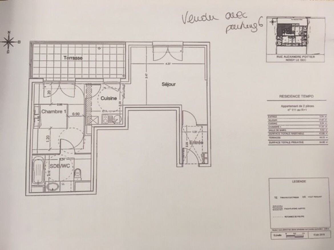 Vente Appartement à Noisy-le-Sec 2 pièces