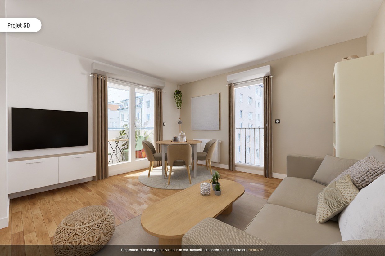 Vente Appartement à Lyon 3 pièces