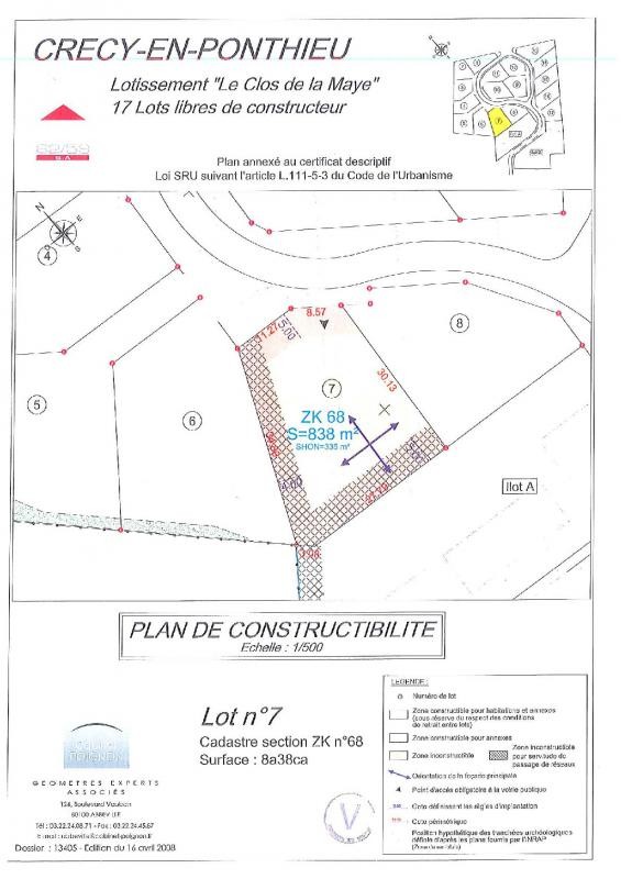 Vente Terrain à Crécy-en-Ponthieu 0 pièce