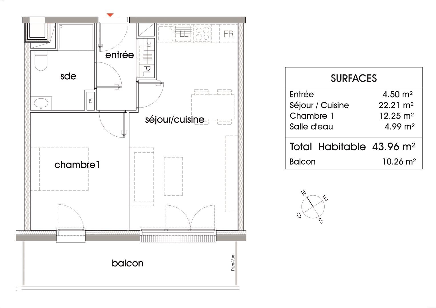 Vente Appartement à le Bouscat 2 pièces