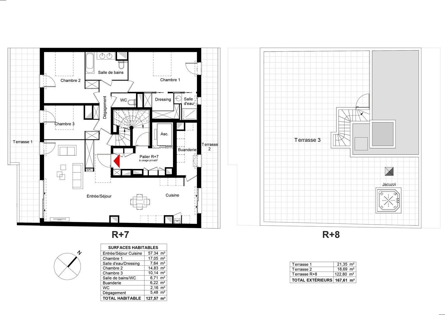 Vente Appartement à Bordeaux 4 pièces