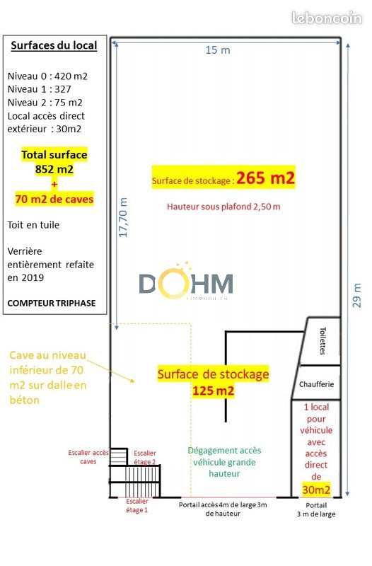 Location Bureau / Commerce à Saint-Étienne 0 pièce