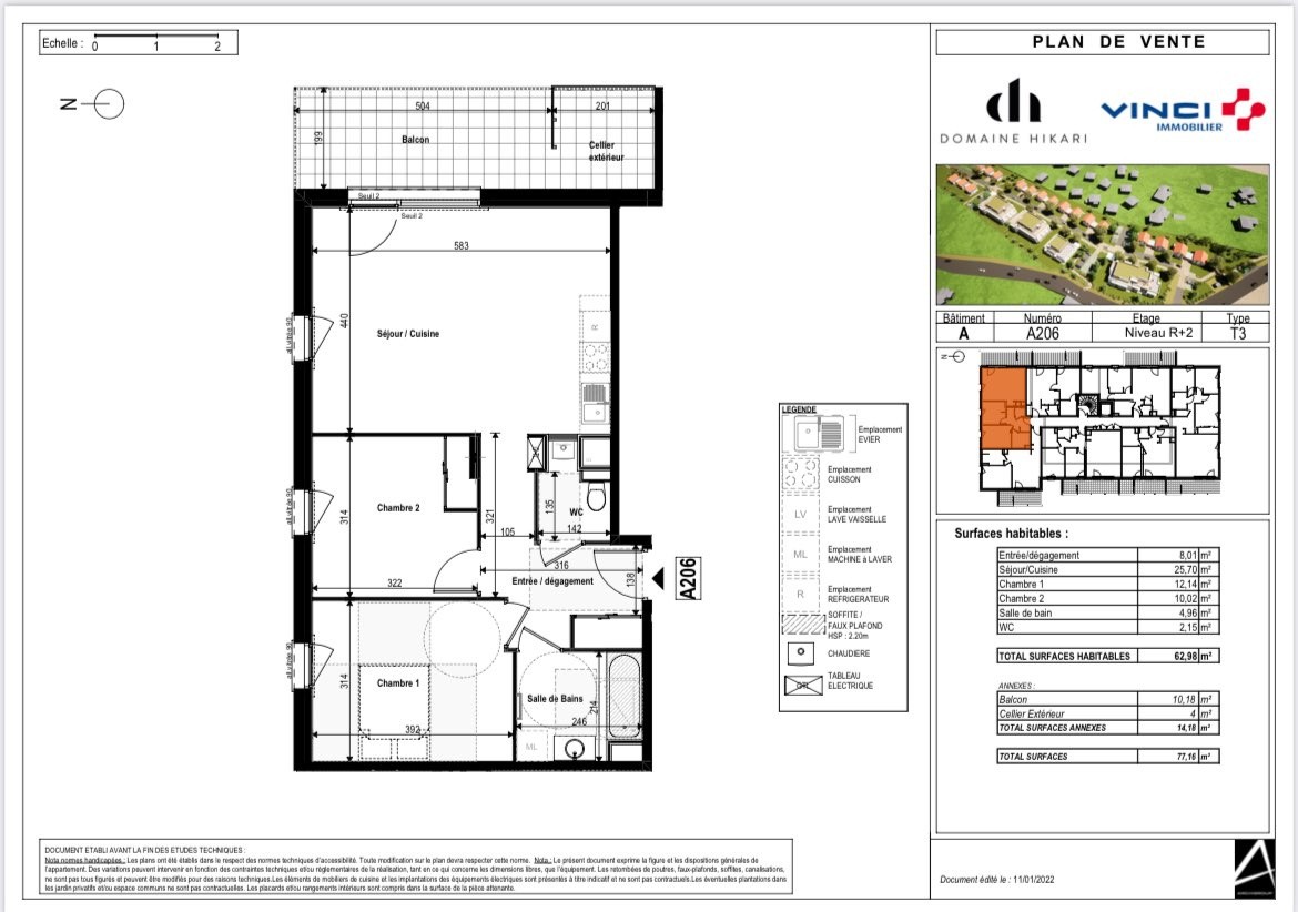 Vente Appartement à la Roche-sur-Foron 3 pièces