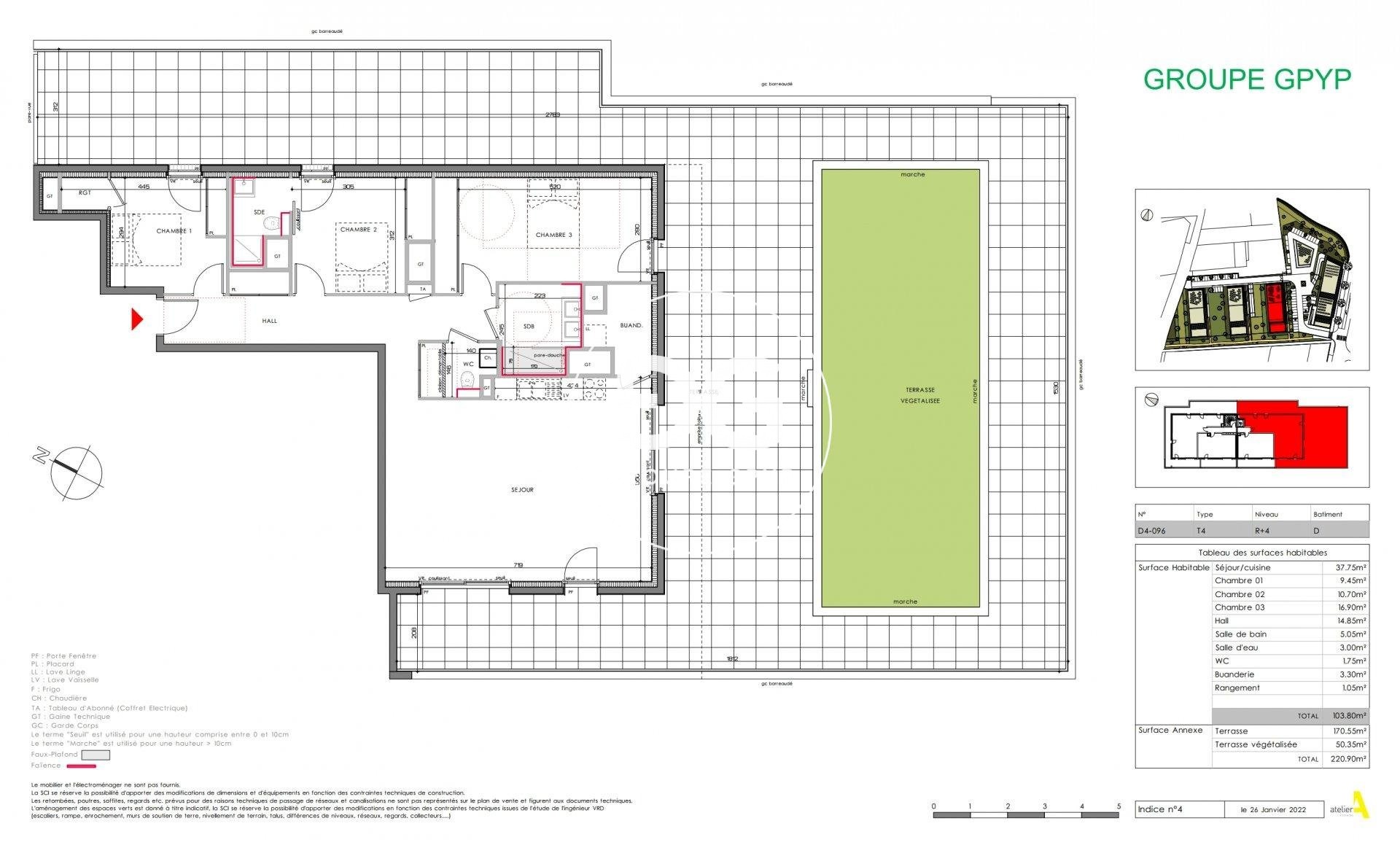 Vente Appartement à Eybens 4 pièces