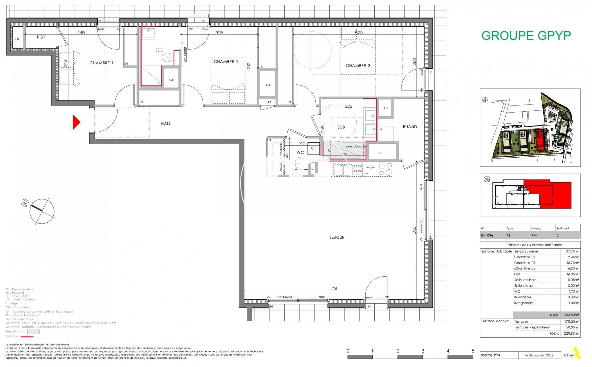 Vente Appartement à Eybens 4 pièces