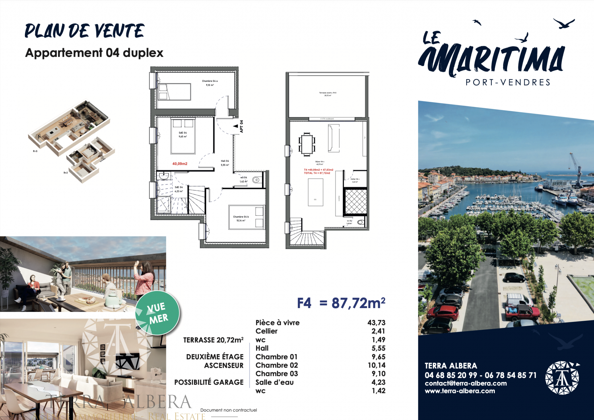 Vente Appartement à Port-Vendres 4 pièces