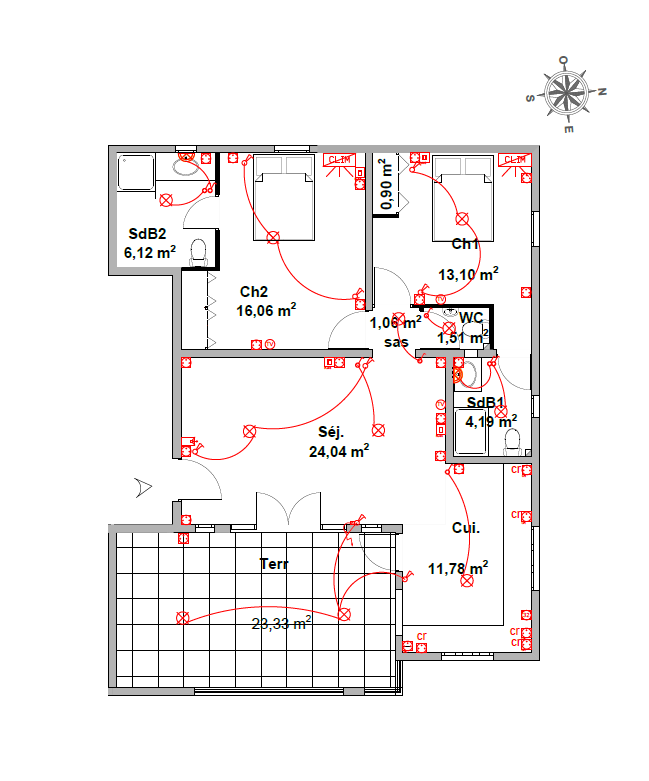 Vente Appartement à les Trois-Îlets 3 pièces