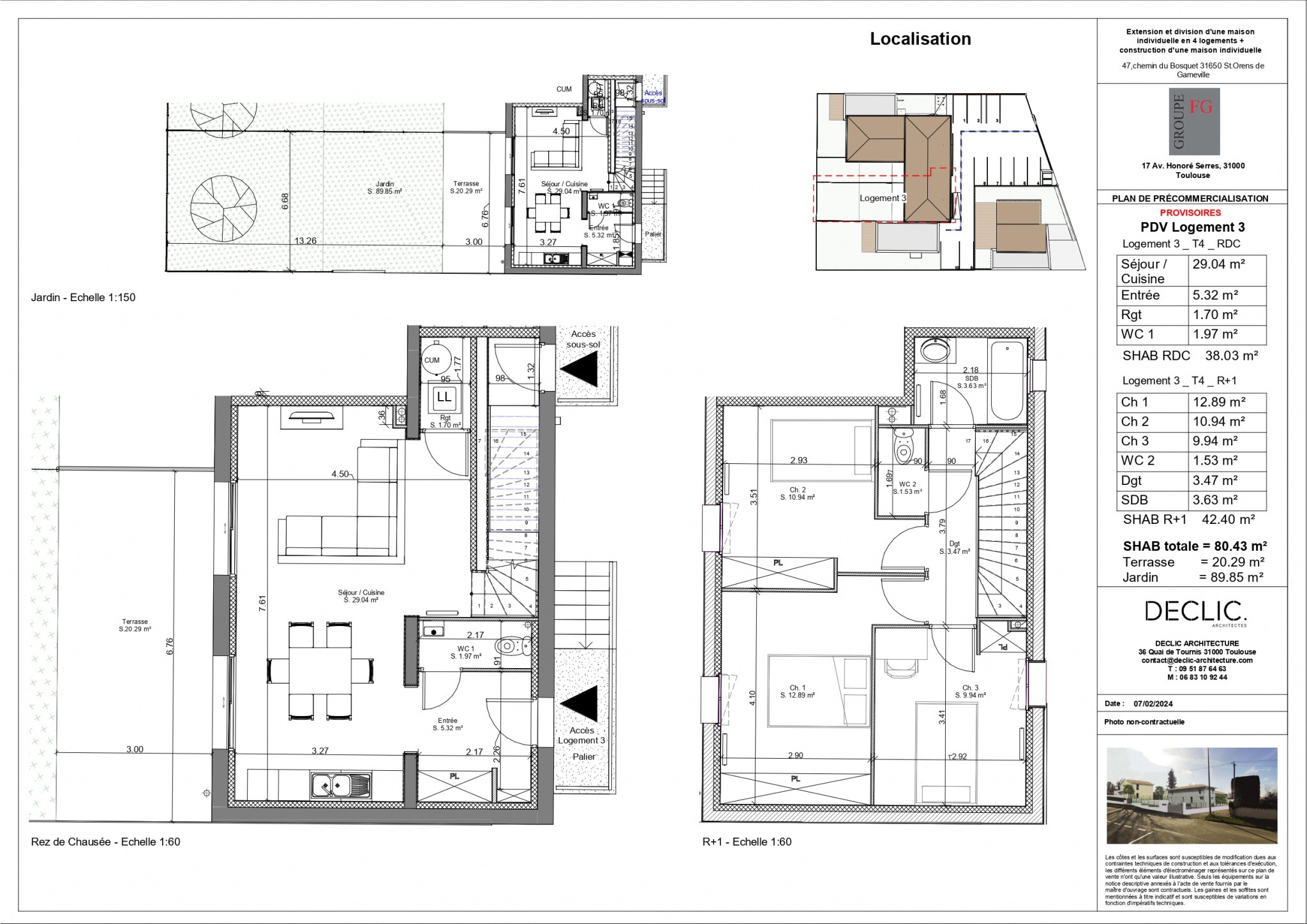 Vente Appartement à Saint-Orens-de-Gameville 4 pièces