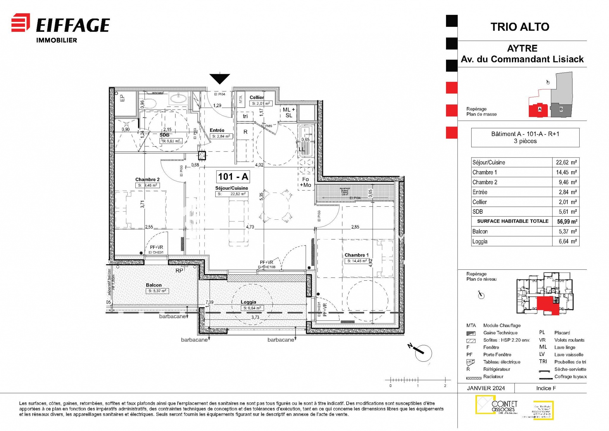 Vente Appartement à Aytré 3 pièces