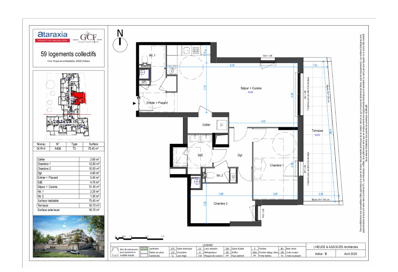 Vente Appartement à Orléans 3 pièces