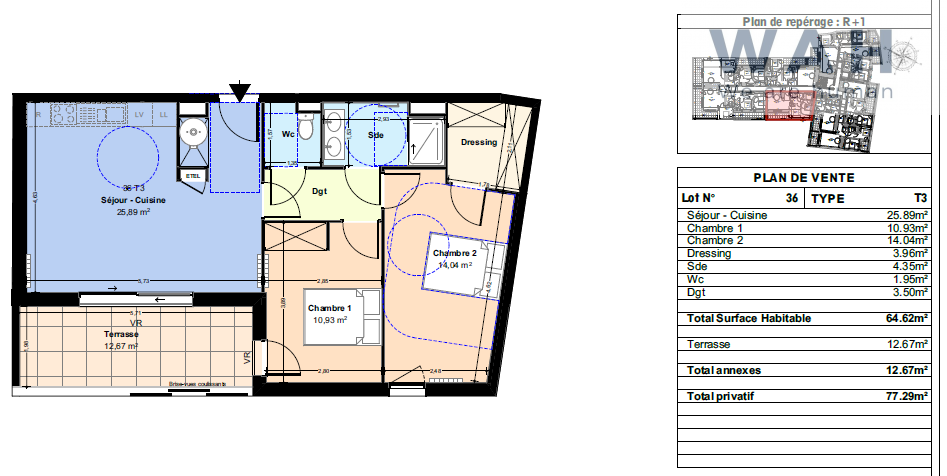 Vente Appartement à Lunel 2 pièces