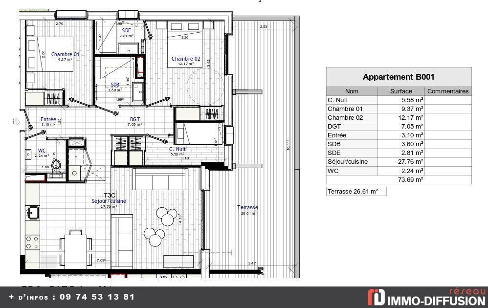 Vente Appartement à Morillon 3 pièces