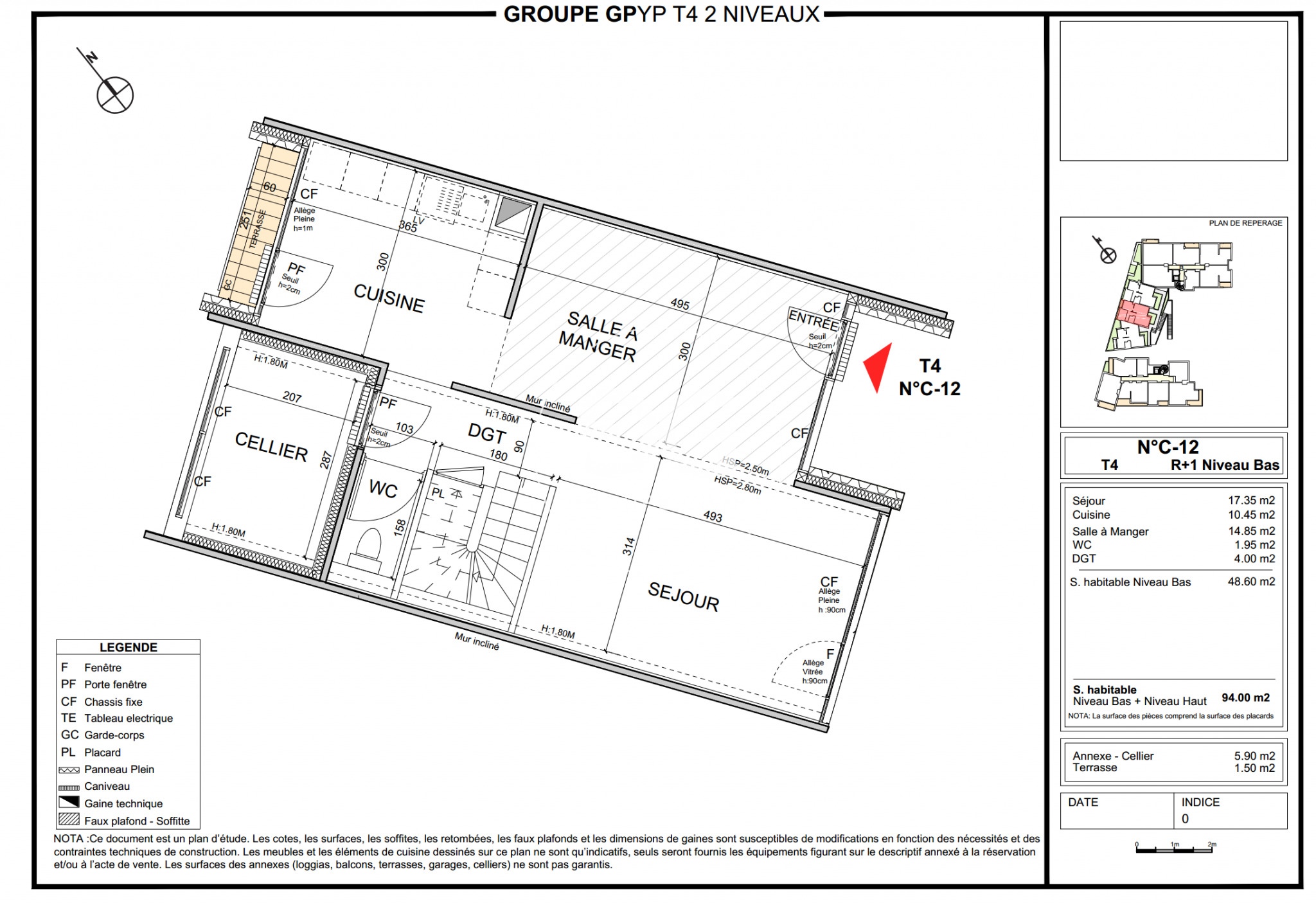 Vente Appartement à Grenoble 4 pièces