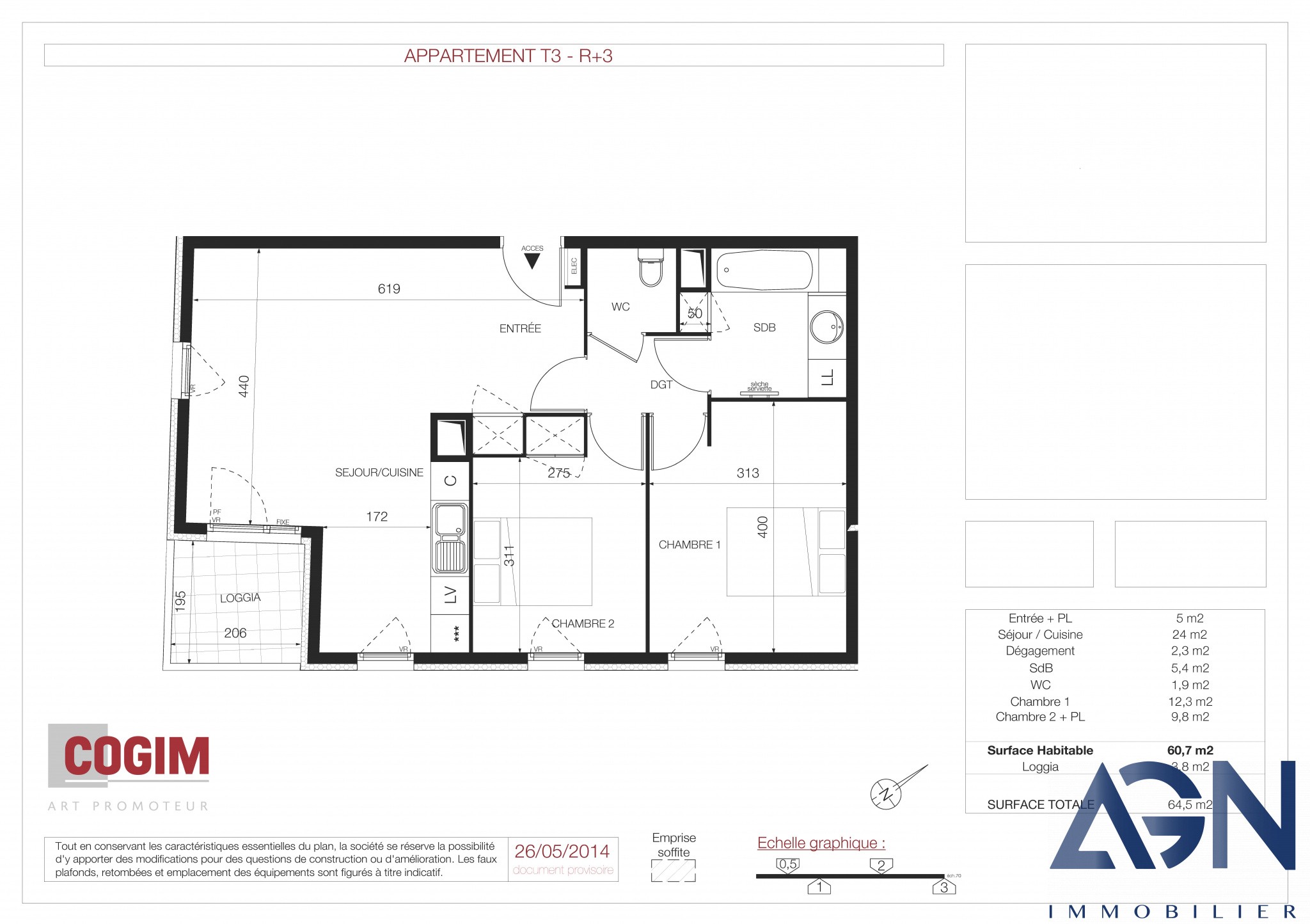 Vente Appartement à Montpellier 3 pièces