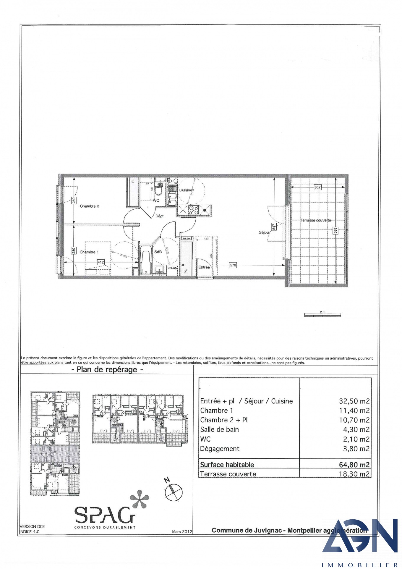 Vente Appartement à Juvignac 3 pièces