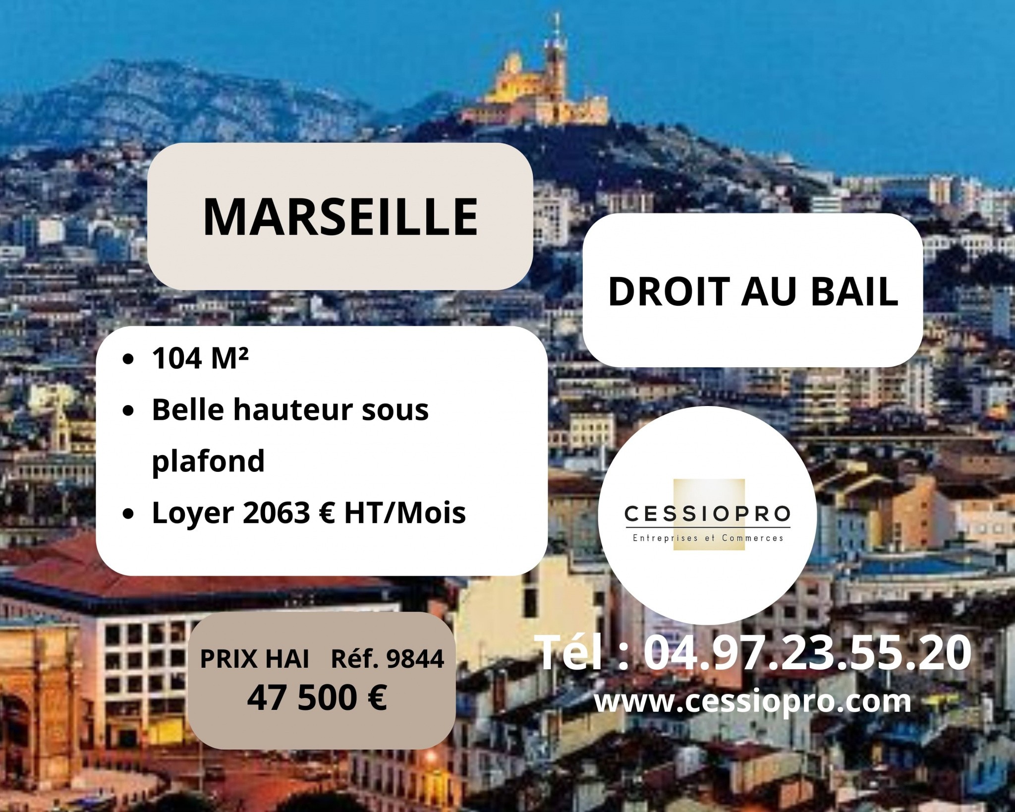 Vente Bureau / Commerce à Marseille 6e arrondissement 0 pièce