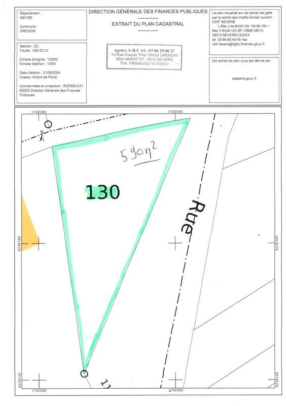 Vente Terrain à Brinon-sur-Beuvron 0 pièce