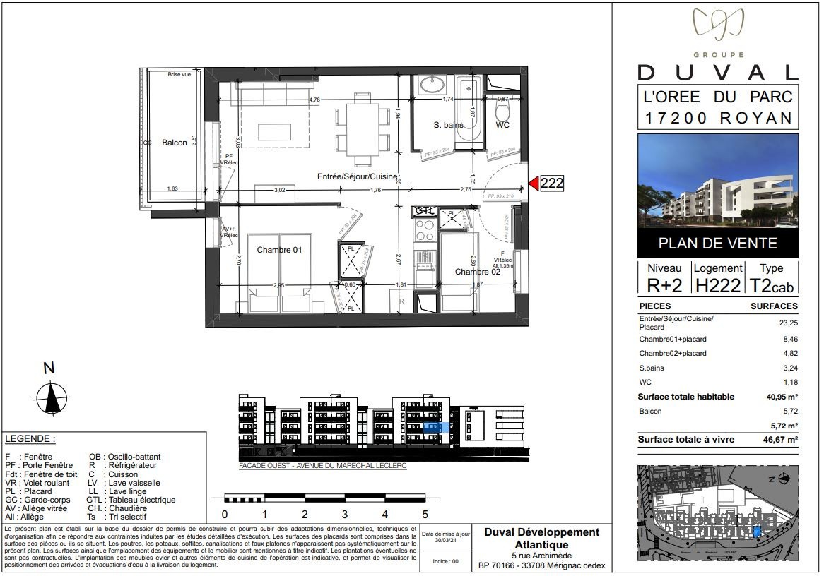 Vente Appartement à Royan 2 pièces