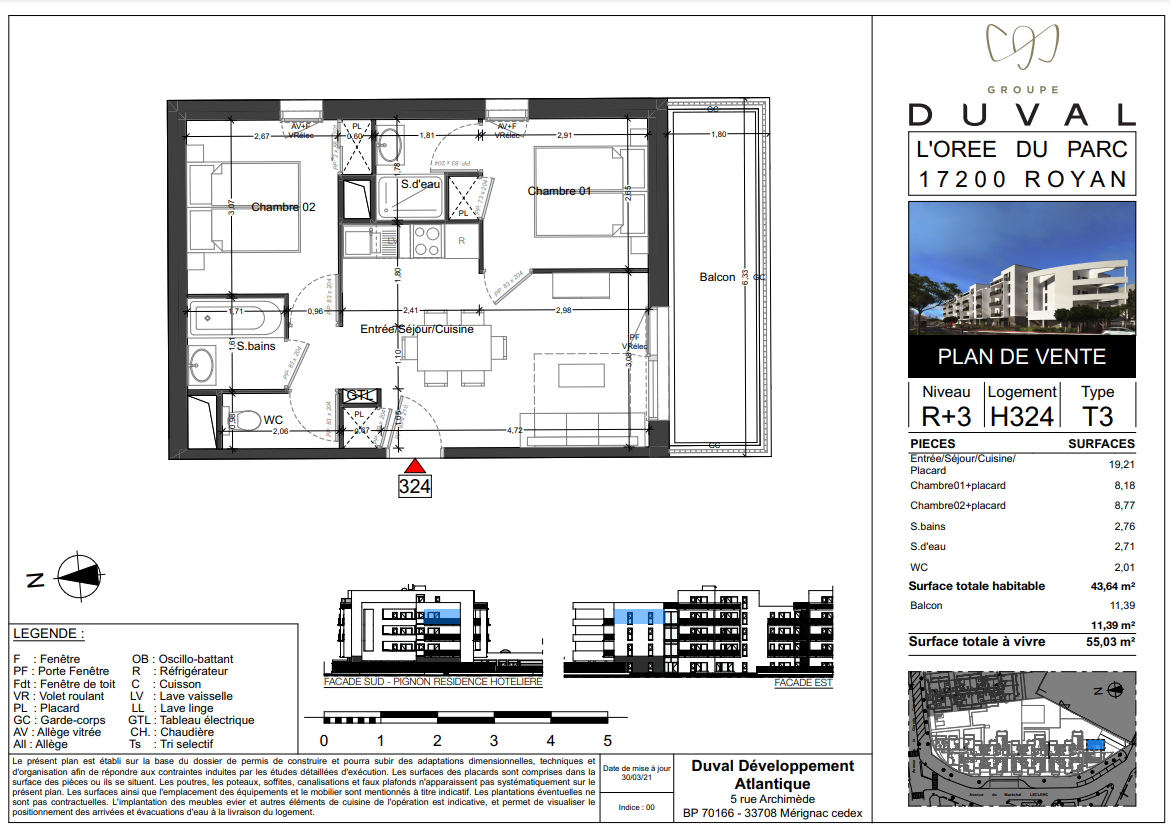 Vente Appartement à Royan 3 pièces