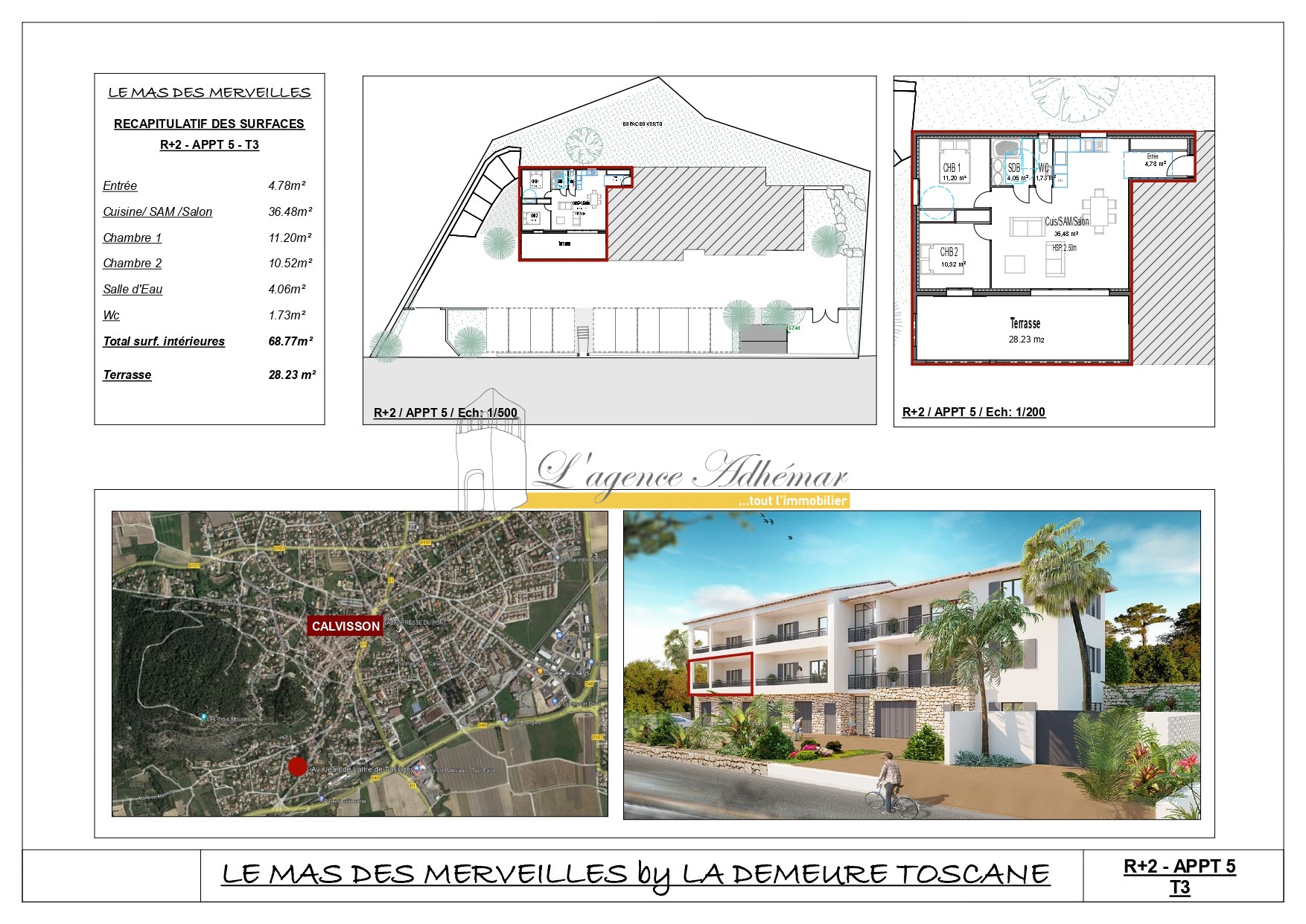 Vente Appartement à Calvisson 3 pièces