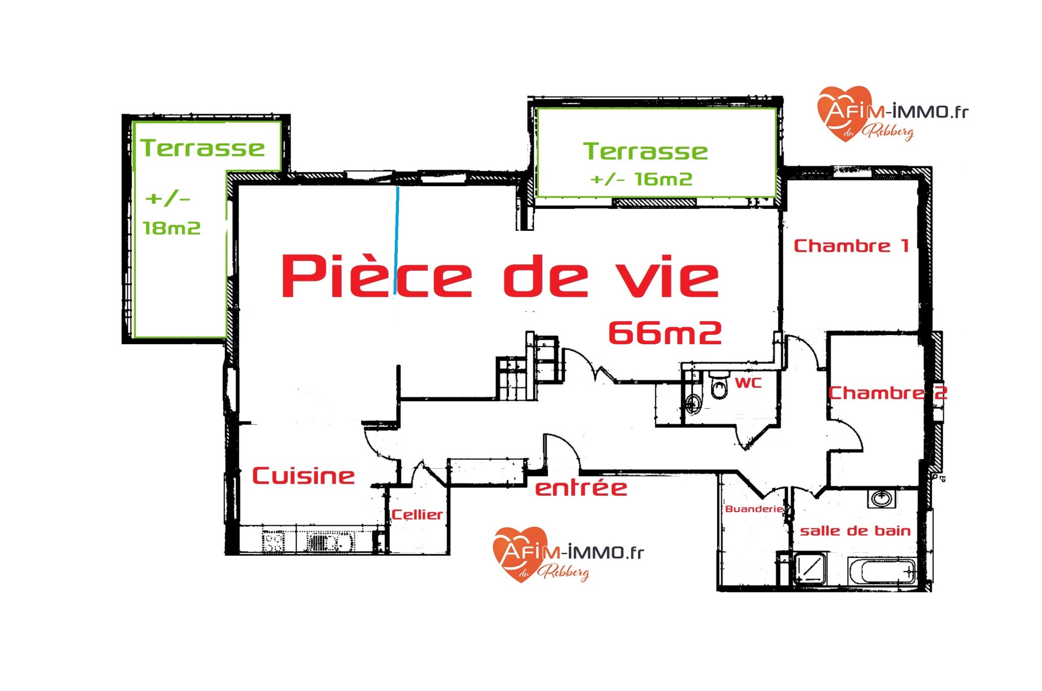 Vente Appartement à Riedisheim 5 pièces