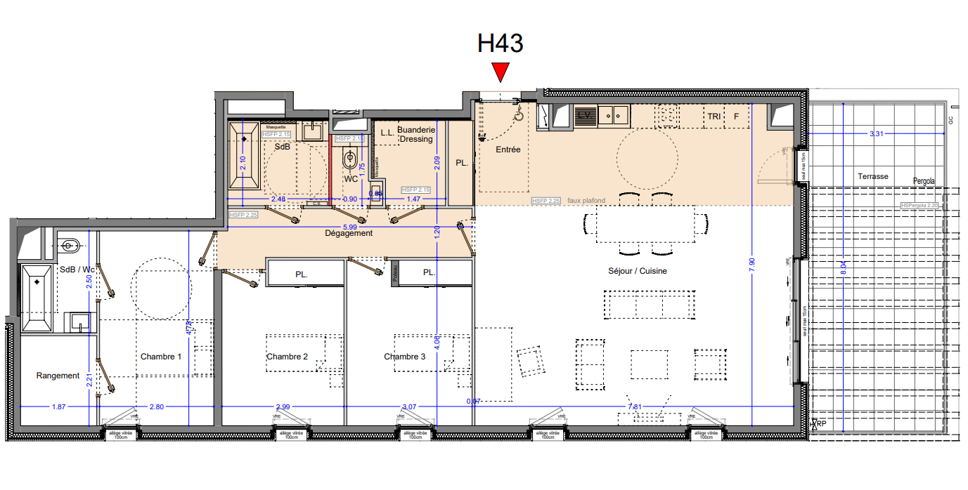 Vente Appartement à Marseille 8e arrondissement 4 pièces