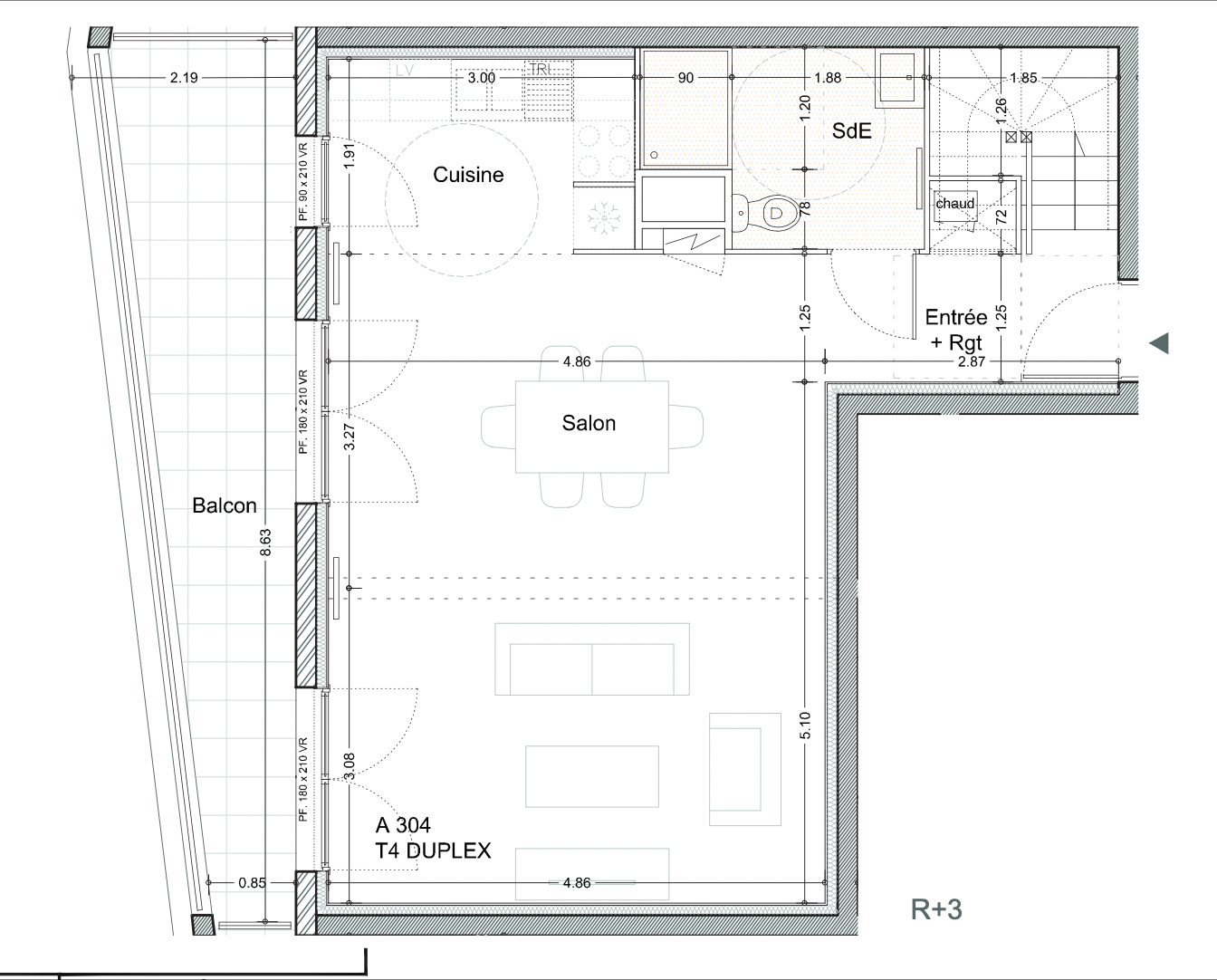 Vente Appartement à Mérignac 4 pièces