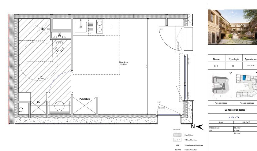 Vente Appartement à Nîmes 1 pièce