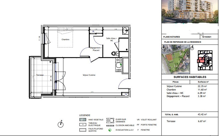 Vente Appartement à Marseille 12e arrondissement 2 pièces