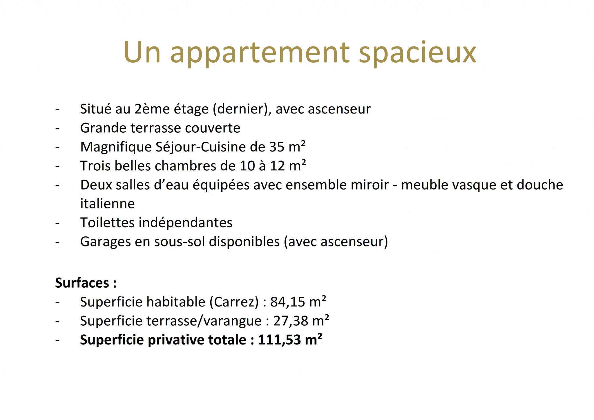 Vente Appartement à Baie-Mahault 4 pièces