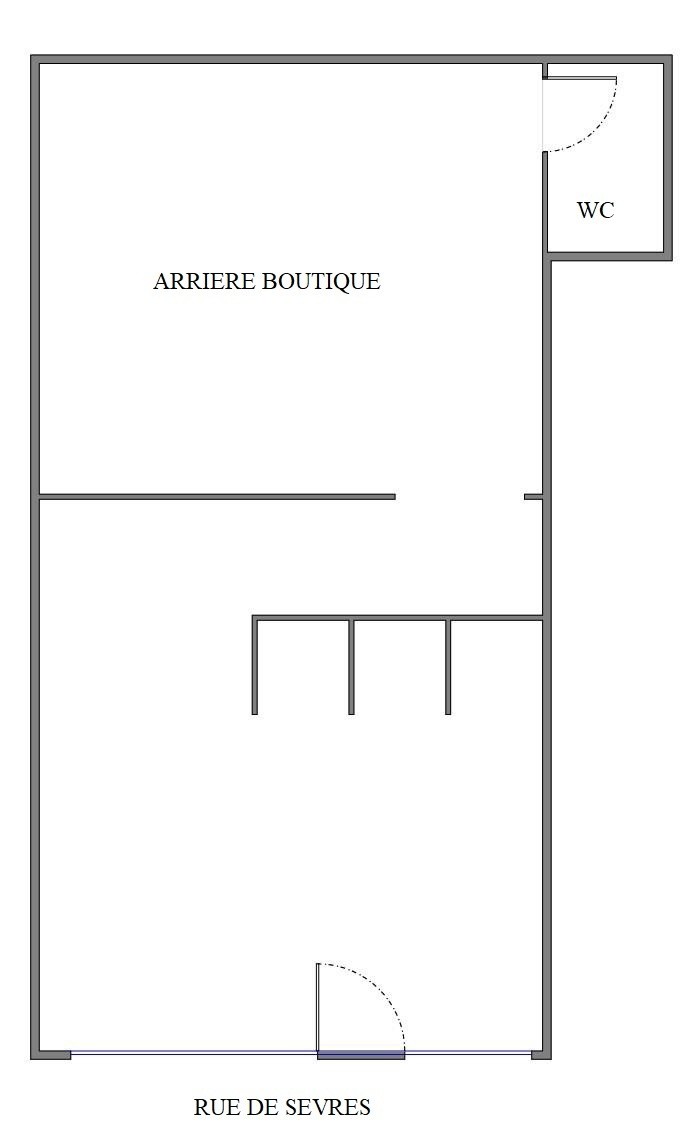 Location Bureau / Commerce à Paris Luxembourg 6e arrondissement 0 pièce