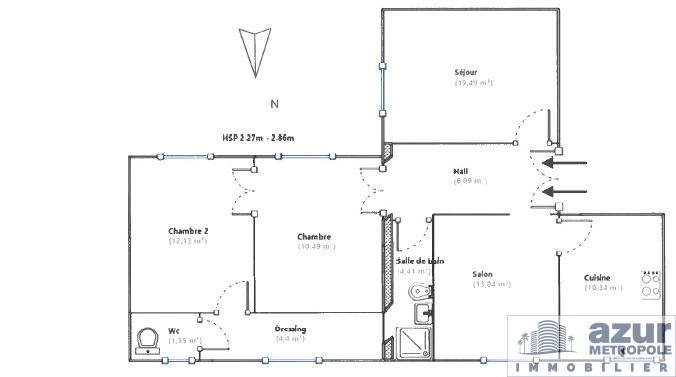 Vente Appartement à Nice 4 pièces