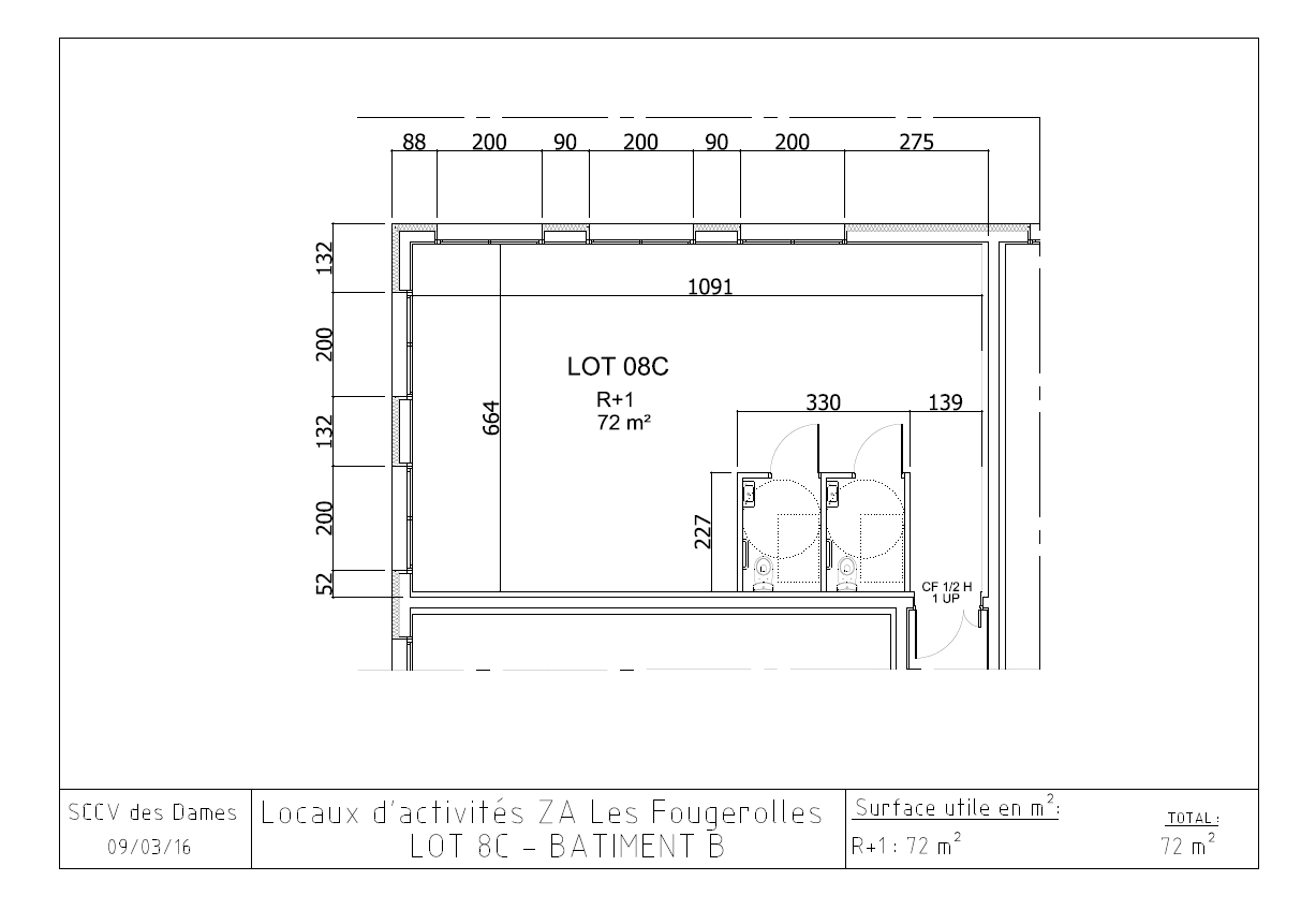 Location Bureau / Commerce à la Ville-aux-Dames 0 pièce