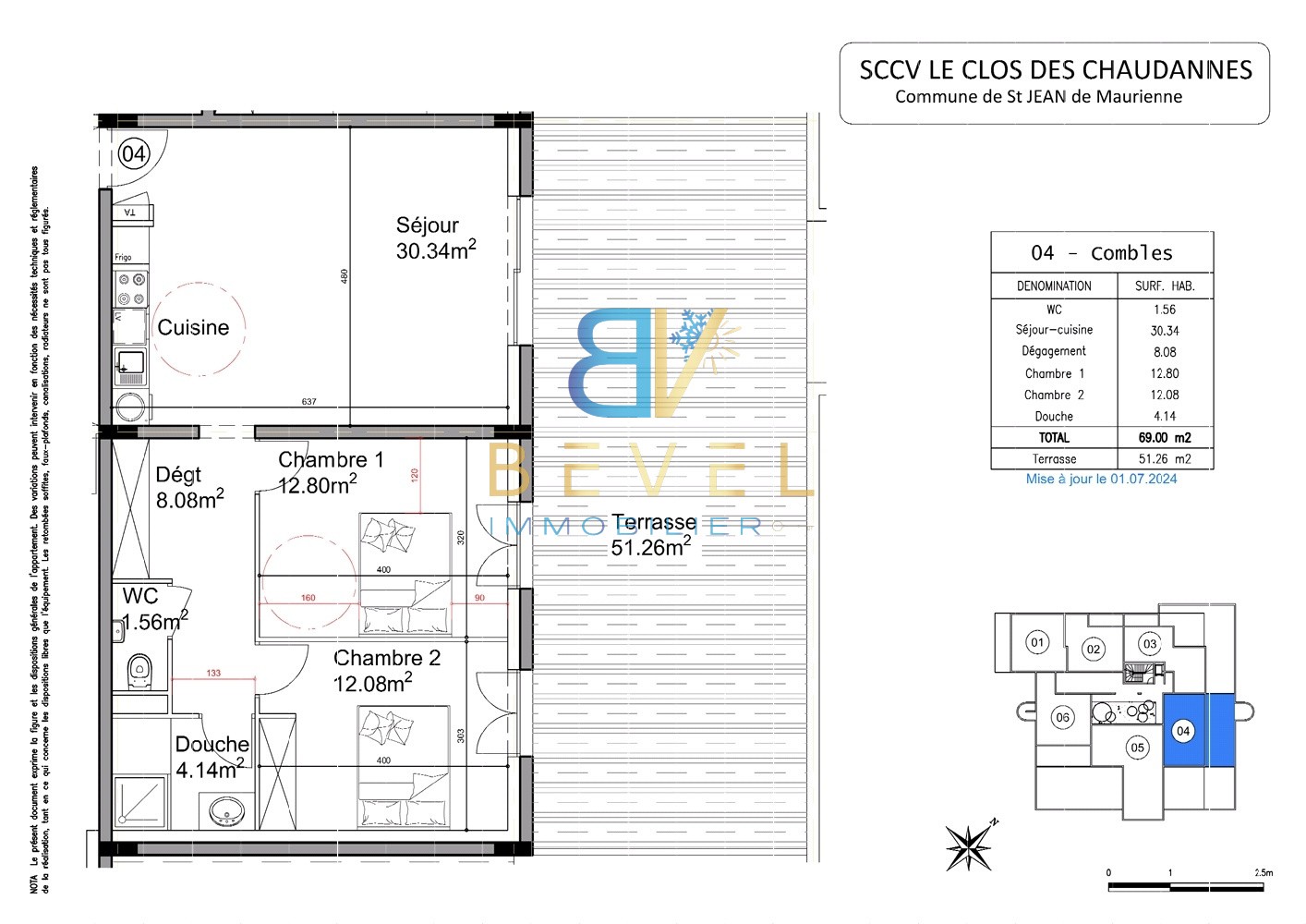 Vente Appartement à Saint-Jean-de-Maurienne 3 pièces