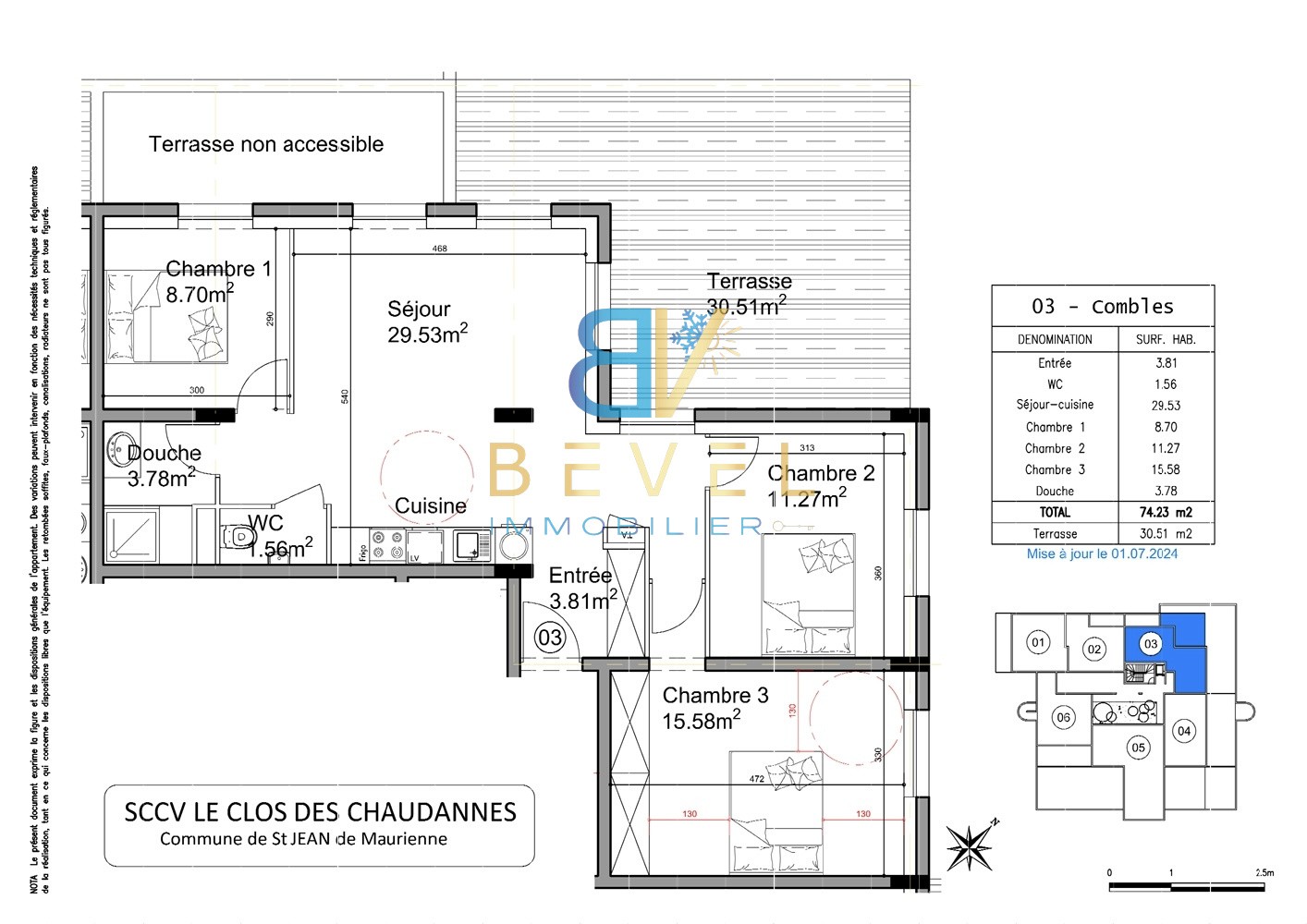 Vente Appartement à Saint-Jean-de-Maurienne 4 pièces